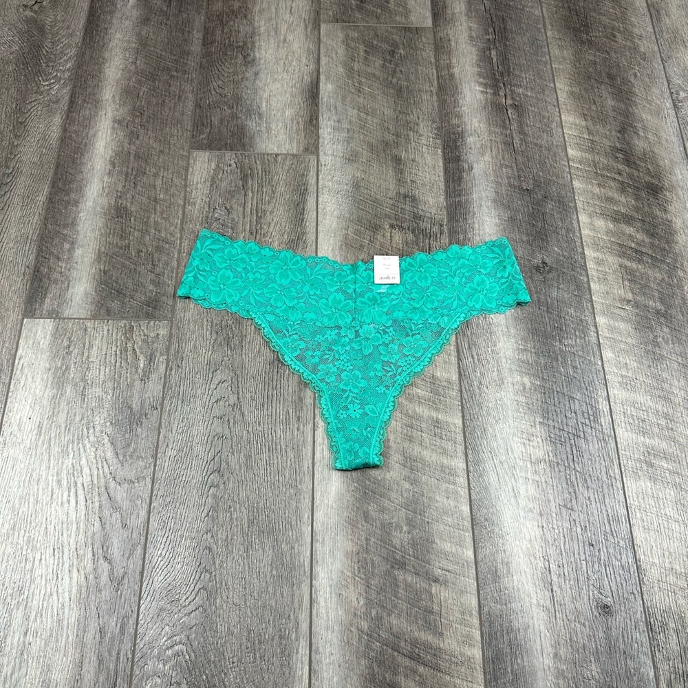 Auden‎ Teal Lace Thong